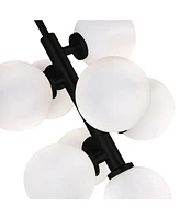 Cwi Lighting 14" Metal Arya 8 Light Pendant