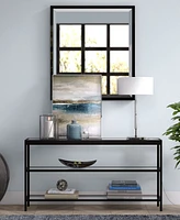 Hudson & Canal Simone 25" Tall 2-Light Table Lamp with Fabric Shade