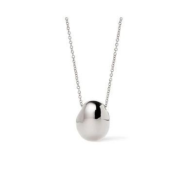 Ana Luisa - Silver Pendant Necklace - Pebble Mini Silver