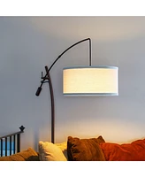 Brightech Grayson 84" Led Arc Floor Lamp with Adjustable Arm