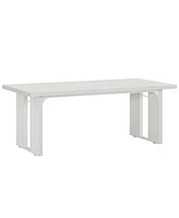 Tribesigns 71" Large Dining Table for 6 to 8 People, Rustic Farmhouse Style Dinner Table, Rectangular Dining Table for Kitchen, Dining Room & Liv