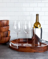 Nambe Rivet Handled Tray