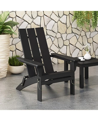 Streamdale Furniture Rustic Folding Adirondack Chair Timeless Style, Effortless Comfort