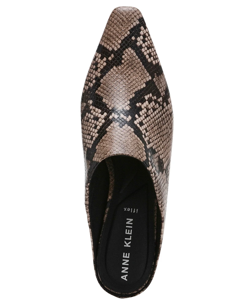 Anne Klein Women's Sabrine Kitten Heel Dress Mules