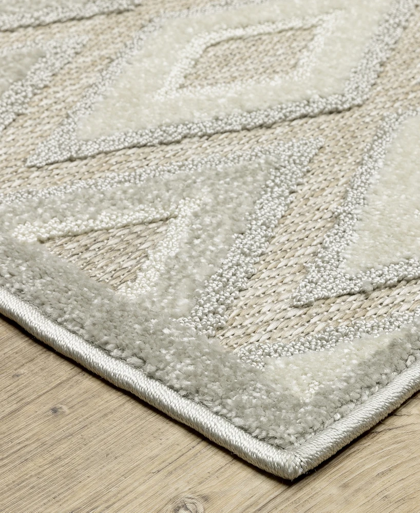 Oriental Weavers Tangier TAN02 3'3x5' Area Rug