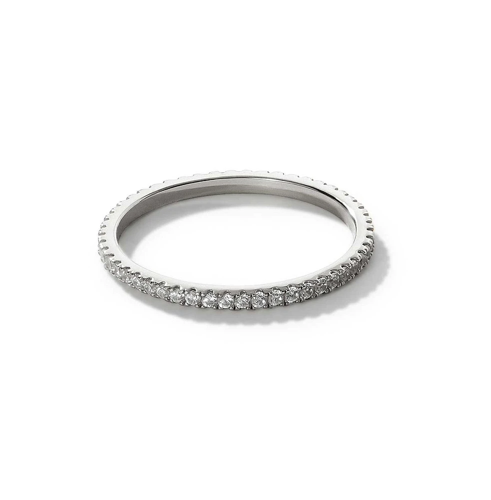 Ana Luisa - Eternity Ring Celine Silver