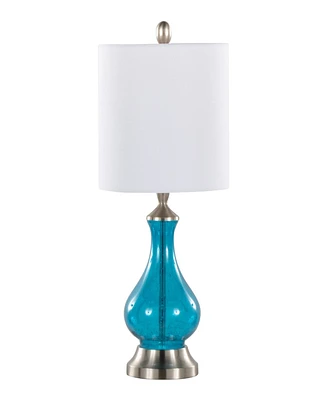 Lumisource Jasmine 22" Contemporary Glass Accent - Set of 2 Lamp