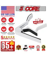 5Core Capo Acoustic Electric Guitar 6 String Kapo Clip For Banjo Mandolin Ukulele - Capo Wh 1Pc