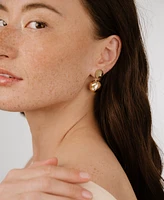 Ettika Polished Double Pebble Drop Earrings