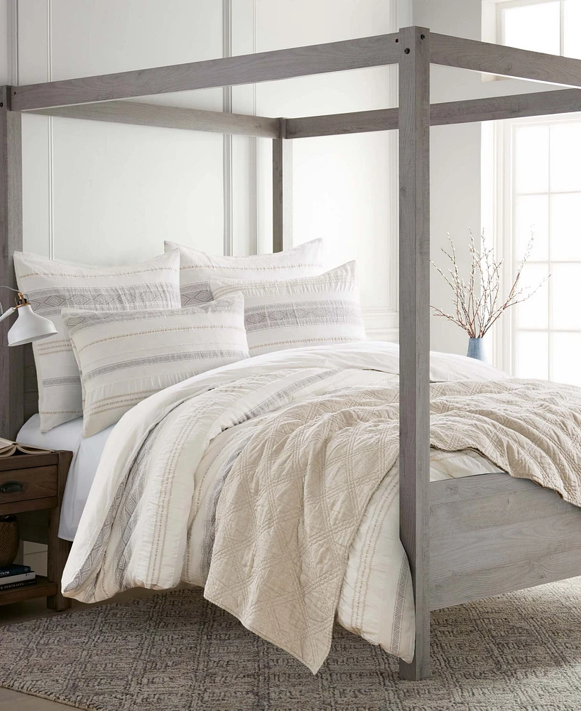 Levtex Pickford Tribal Stripe 3-Pc. Duvet Cover Set, Full/Queen