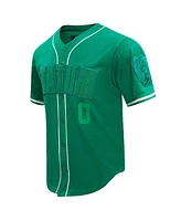 Pro Standard Men's Jayson Tatum Kelly Green Boston Celtics Triple Tonal Mesh Button-Up Top