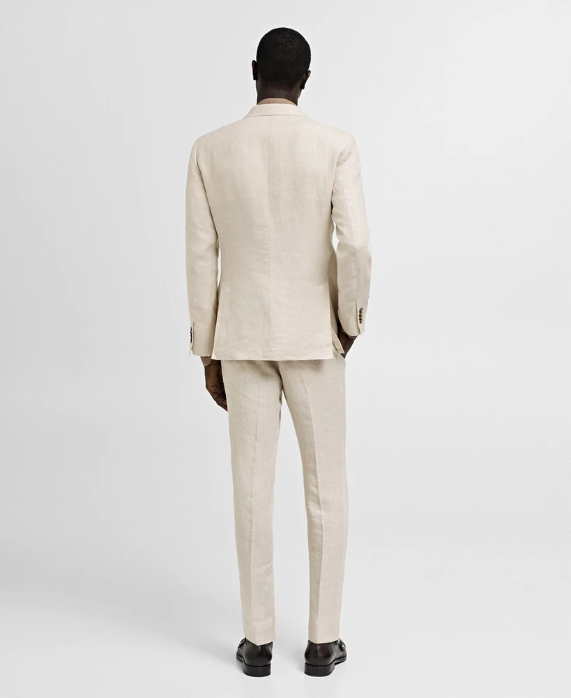 Mango Men's Linen Slim-Fit Suit Blazer