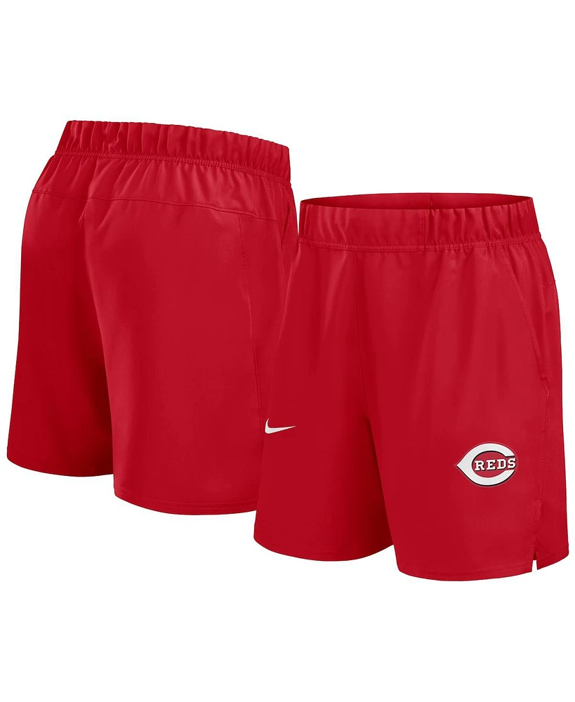 Nike Men's Red Cincinnati Reds Woven Victory Performance Shorts
