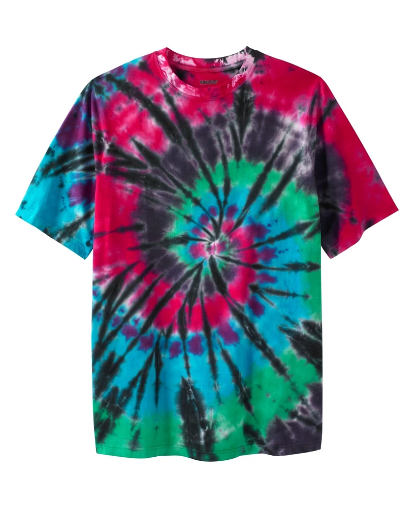 KingSize Tall Lightweight Tie-Dye Crewneck Tee