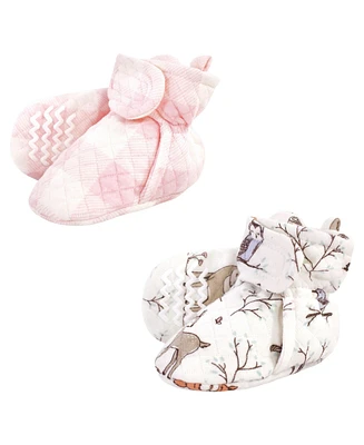 Hudson Baby Girls 2pk Quilted Booties