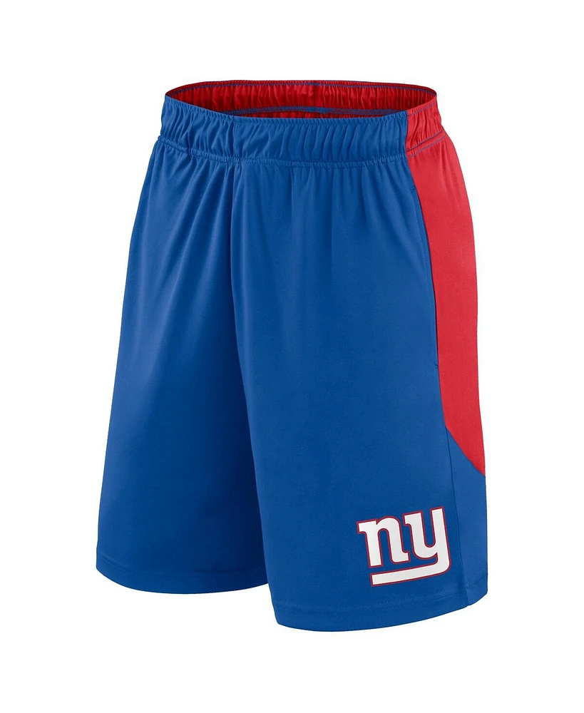 Fanatics Men's Royal/Red New York Giants Go Hard Shorts