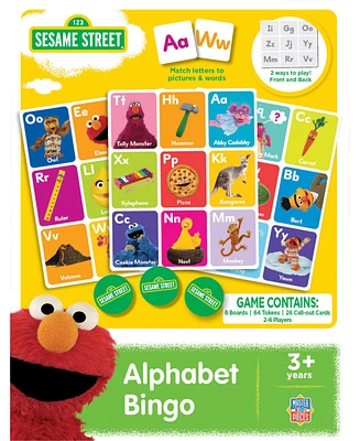 MasterPieces Sesame Street Alphabet Bingo for Kids and Families