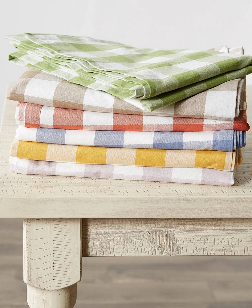 Design Imports Buffalo Check Tablecloth
