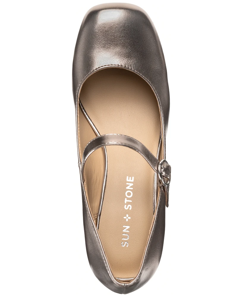 Sun + Stone Women's Vaneciaa Mary Jane Pumps, Created for Macy's