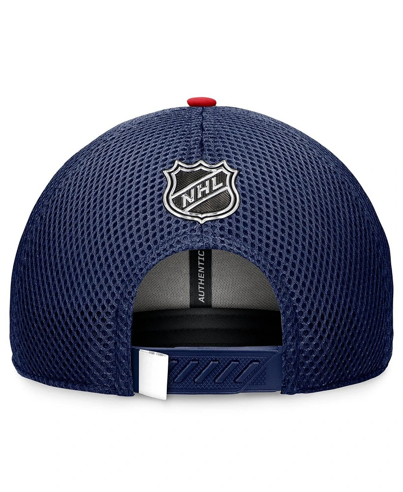Fanatics Men's Navy Washington Capitals 2024 Nhl Draft on Stage Trucker Adjustable Hat