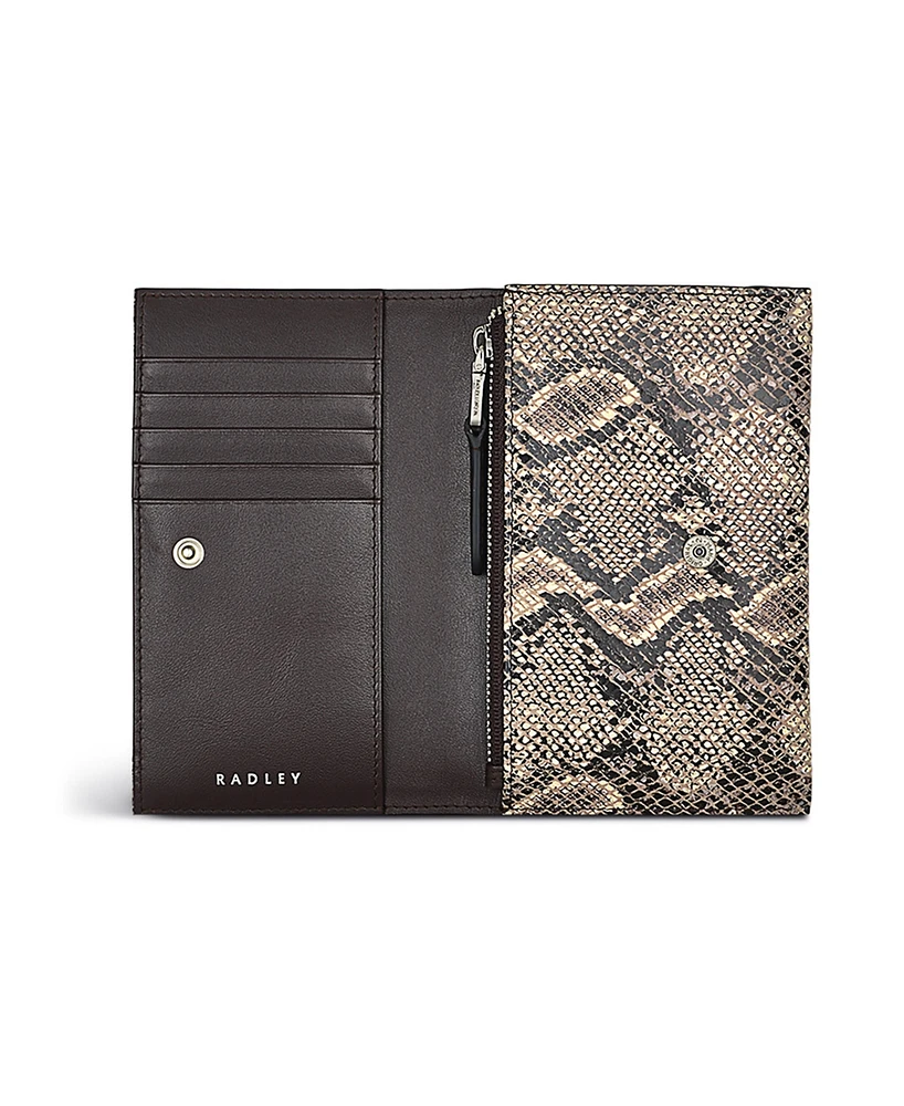 Radley London Oak Street Faux Snake Medium Flapover Wallet