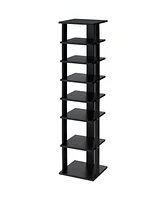 Wooden Shoes Storage Stand 7 Tiers Shoe Rack Organizer Multi-shoe Rack Shoebox