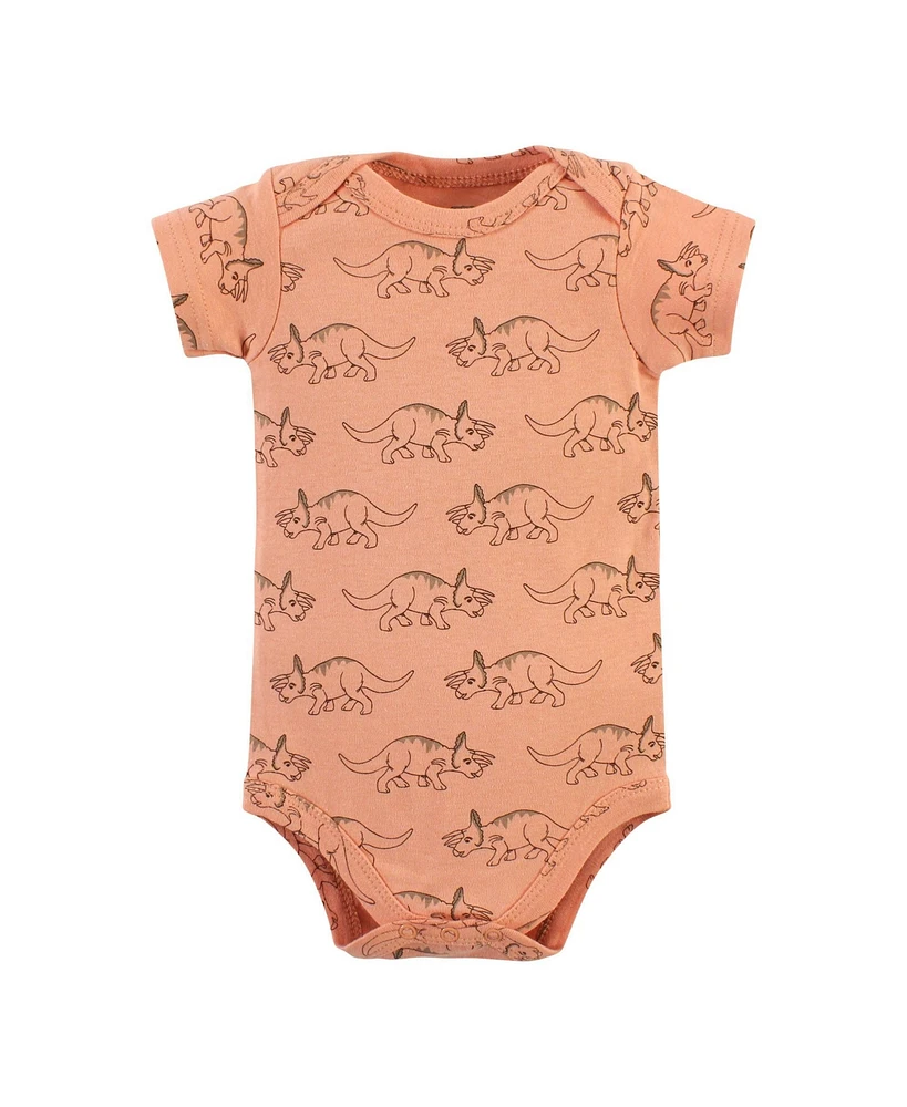 Hudson Baby Baby Boys Hudson Cotton Bodysuits, 5-Pack