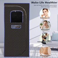 Portable Full-Size Steam Sauna for Relaxation and Detoxification