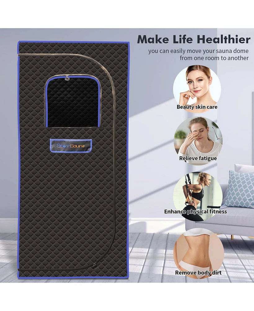 Portable Full-Size Steam Sauna for Relaxation and Detoxification