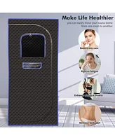 Portable Full-Size Steam Sauna for Relaxation and Detoxification