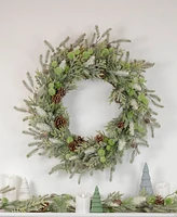 Northlight Frosted Pine and Pine Cone Christmas Garland