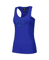 Pro Standard Women's Royal Seattle Seahawks Triple Tonal Racerback Tank Top