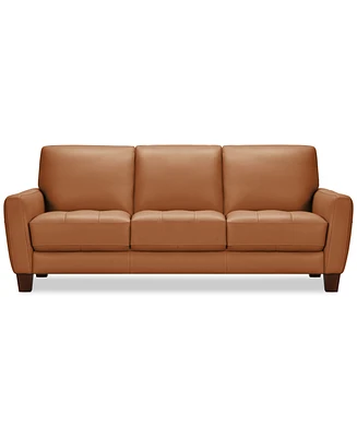 Galligher 82" Leather Sofa, Created for Macy's