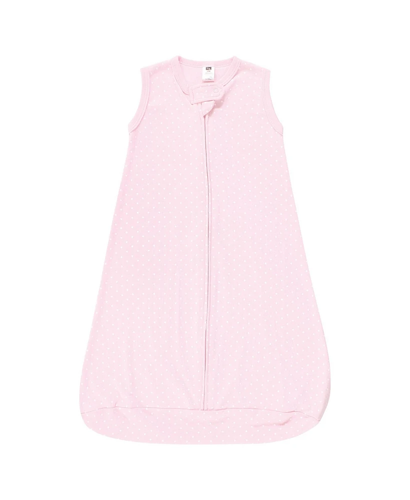 Hudson Baby Girls Cotton Wearable Sleeping Bag, Sack, Blanket
