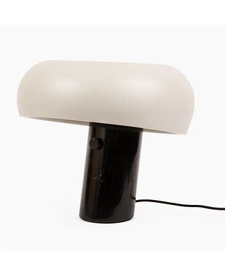 Kingpin 10" Modern Led Table Lamp with Marble Base