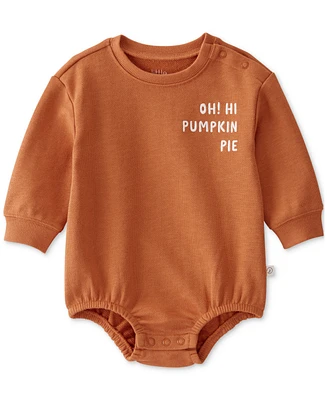Little Planet by Carter's Baby Oh Hi Pumpkin Pie Organic Cotton French Terry Bubble Bodysuit