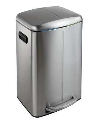 Marco Rectangular Double Bucket Trash Can with Soft-Close Lid