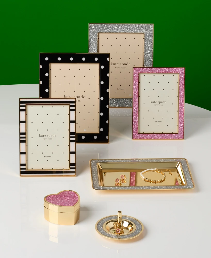 kate spade new york Sitting Pretty Dot Frame, 5"x 7"