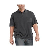 KingSize Big & Tall No Tuck Pocket Shrink-Less Cotton Polo Shirt