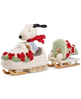 From The Vault! Lenox Snowmobiling Snoopy Figurine, Exclusively at Macy's
