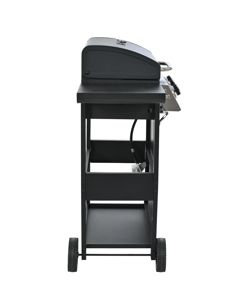 3-Burner Stainless Steel Propane Gas Grill