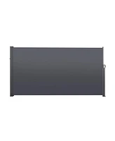 Retractable Side Screen Awning, Uv Resistant, WaterproofPrivacy screen for garden, balcony, courtyard