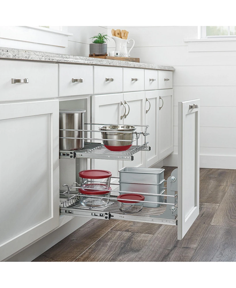 Rev-a-Shelf Kitchen Cabinet Pull Out Shelf Organizer, x 22 In