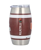 Indigo Falls Miami Hurricanes 15oz. Football Tumbler