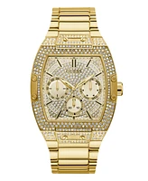 Guess Men's Multi-Function Gold Tone Steel Watch, 43mm