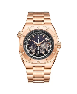 SE00972 Swan & Edgar Hand Assembled Apollo Automatic Gold