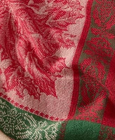 Elrene Prestige Poinsettia Jacquard Rectangle Tablecloth