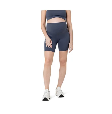 Ripe Maternity Tempo Active Bike Short Blue Steel
