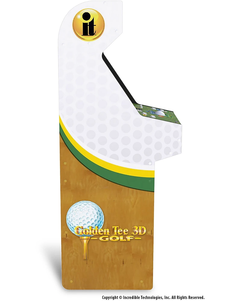 Arcade1Up Golden Tee 3D 35th Anniversary Deluxe Arcade Machine