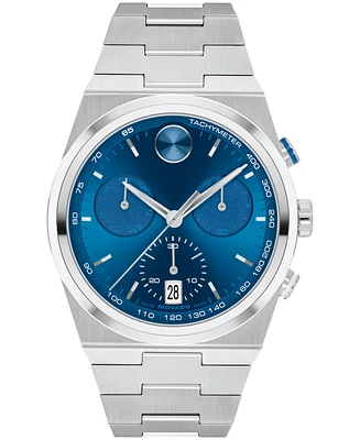Movado Men's Bold Quest Swiss Quartz Chrono Stainless Steel Watch 42mm